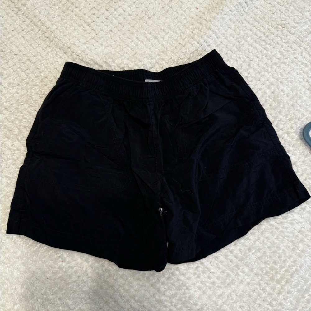 black outdoor shorts